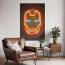 Billede af Iron Man - Mielu – print på aluminium (Alu-Dibond)