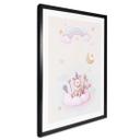 Póster tailandés - Gatito unicornio en la nube de azúcar