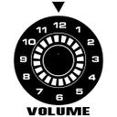 Wandtattoo Volume Wanduhr - 56x72 cm