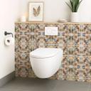 Azulejos Adhesivos Fredriksson - Hexágonos de nácar de colores - Lote de 12