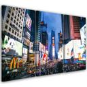 3 stykke lærredstryk, New York Times Square