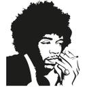 Wallsticker -  Jimi Hendrix