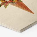 Hexagone - Bois Frida Floral Studio - Cornet de glace fleuri