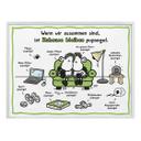 Plakat - Sheepworld - Zuhause bleiben pupsegal