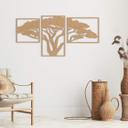 Decoración mural árbol africano (3 piezas) - MDF naturaleza