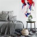 Zelfklevende Poster - Red Head