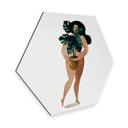 Hexagon - Alu-Dibond - Kubistika - Naked Lady