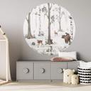 Vinilo decorativo Kikki Belle - La belleza del bosque - Redondo