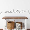 Muursticker Keulen Skyline Outline