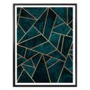 Frederiksson Plakat - Blue Green Gemstomes