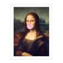 Plakat Taudalpoi - Mona Lisa med tyggegummi