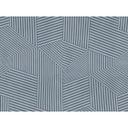 3D Geometric Blue Grey - non-woven tapet med stribemønster til stue og kontor