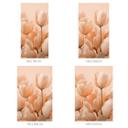 Papel pintado Tulipanes color melocotón - Papel pintado Flores - Treechild