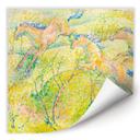 Muurprints Marc - Springende Paarden