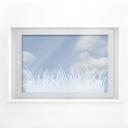 Decoración para ventanas de pradera
