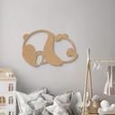 Habitación infantil MDF - Decoración en madera naturaleza - Panda