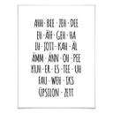 Poster - L’alphabet autrement