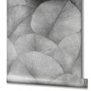 blomstret tapet, non-woven tapet Kumano grå