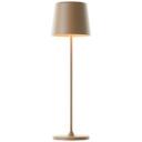 Tischleuchte Cosy, braun, 10 x 37 cm, Metall Beige Tischleuchte Outdoor
