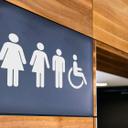 Sticker mural Symboles de toilettes