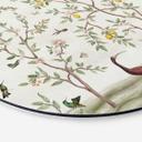 Tableau sur alu-Dibond rond Sir Edward - Chinoiserie au citronnier