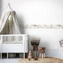 Børnetapet, non-woven tapet Kids Walls beige, hvid