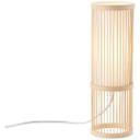 Tischleuchte Luise, braun, 36 x 12 cm, Bambus Tischlampe