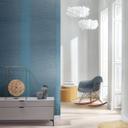 Papel pintado no tejido con rayas y líneas finas textura azul, turquesa