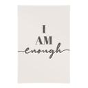 Póster de tela con la frase - I am enough