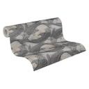 Papel pintado tejido-no tejido Livingwalls Metropolitan Stories papel pintado asiático con koi Mio Tokyo gris, negro