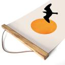 Póster de tela Aves migratorias camino del sur Panorama - Kubistika