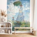 Fotomural Monet - Mujer con sombrilla - Madame Monet y su hijo