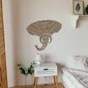 Muursticker Metallic Olifant 02