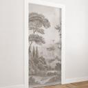 Deur folielandschap met tuinlandschap in beige - Ms Tiff