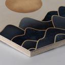 Hexagon Hout berkenfineer - Fredriksson - Waves