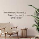 Wallsticker -   Remember Dream Live