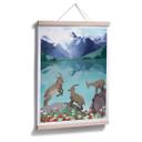 Póster Goed Blauw - Ibexes en las montañas