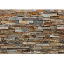 Fotobehang Papierbehang Colorful Stone Wall - 366x254 cm