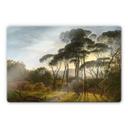 Tableau en verre - Voogd - Paysage italien avec pins parasols