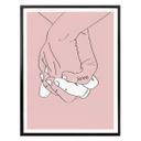 Plakat - Kubistika - Hand in hand