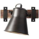 Wandspot Eva, metallic, 25 x 24 cm, Holz Spot