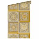 Versace vinranke tapet i guld og sølv non-woven tapet barok look design