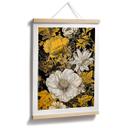 Póster Flores - Esplendor de flores en ocre - Jaszke