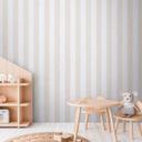 Papel pintado a rayas beige blanco - papel pintado clásico a rayas 