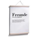 Plakat - Grammatik - Freunde