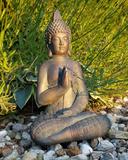 Statue Bouddha assis - Méditation pour le jardin et extérieurs