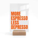 Borddisplay Mere espresso mindre depresso - Fritsch