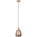 Pendelleuchte Thore, kupfer, 120 x 18 cm, Metall