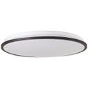 LED-Deckenleuchte Iva, schwarz, ⌀ 49 cm, Deckenlampe mit LED