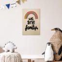 Cuadro de madera Somos familia - Treechild